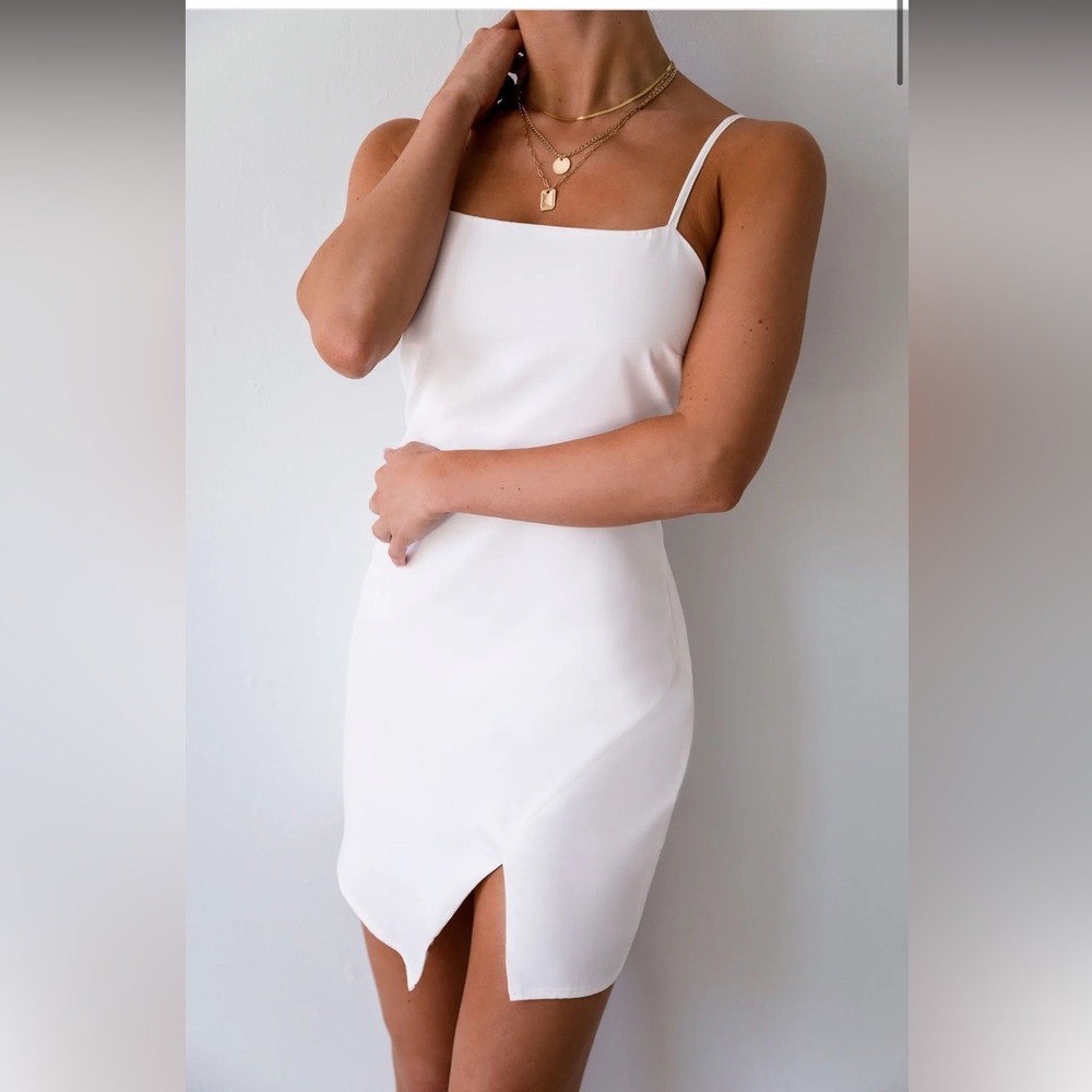 Priceless Poetry White Mini Dress